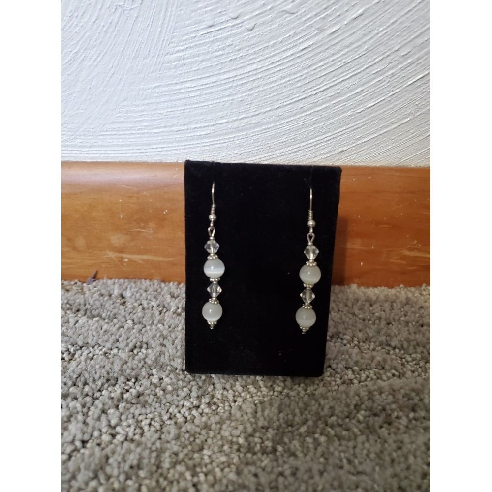 Clear Dangle Earrings